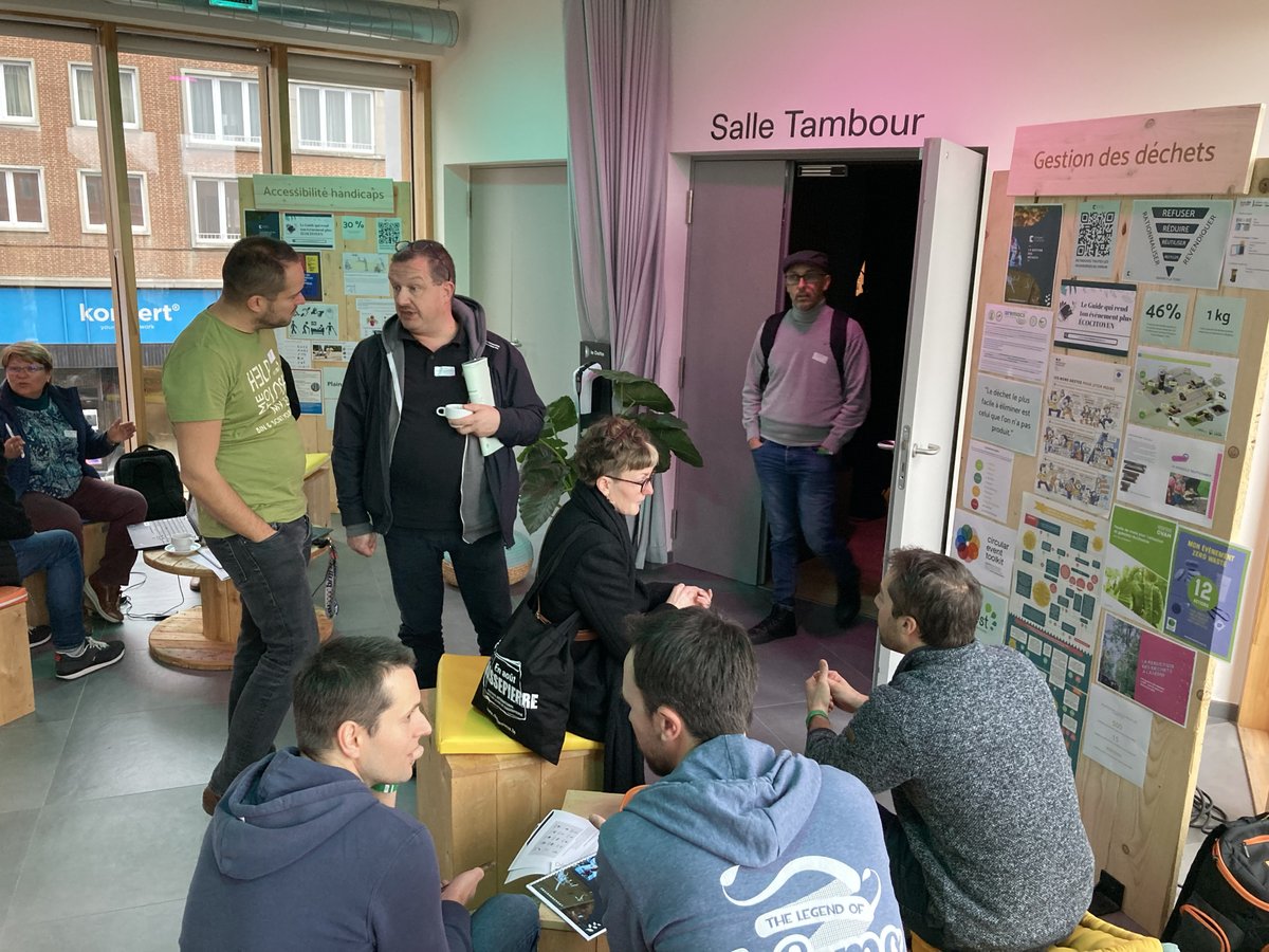 TheatreNational's tweet photo. Hier, le Théâtre National a participé à la 1ère édition du Forum de la Culture Durable. Une journée riche, instructive et indispensable sur le thème de la transition écologique pour réfléchir ensemble à des pistes d’actions et des solutions concrètes ! #EventChange @ledeltanamur https://t.co/sFRSnwCraD