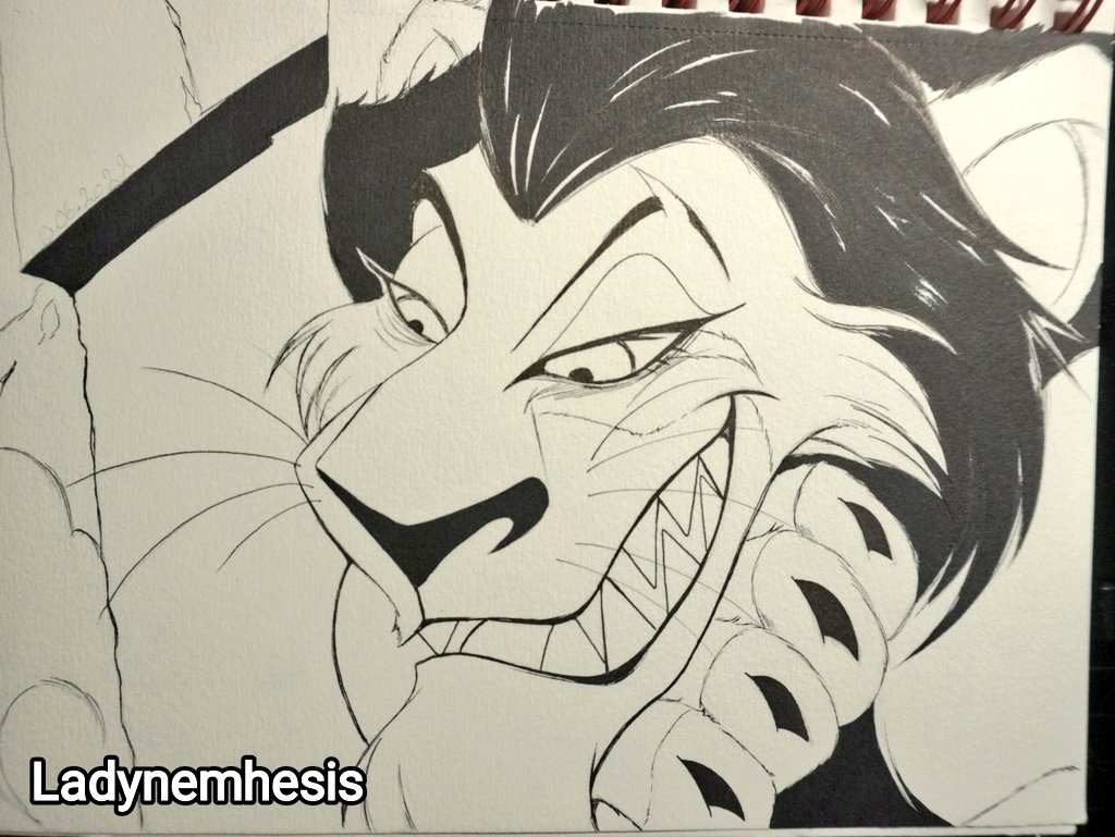LadyNemhesis's tweet photo. Some Scar 🦁
.
#scar #TheLionKing #DisneyDreamlightValley #Disney #fanart #drawing #illustration #Lion https://t.co/uRvD9d1A1I