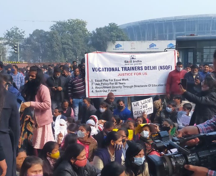 Kumar4636's tweet photo. #Thousands of #Indian #Youth
are Curshing
In the #NSQF #Vocational #Skill #Education
#PostGraduate Degree holders are working like #Labours
#Noincrements
#NoJobPolicy
#NoJobSecurity
@rashtrapatibhvn @UNESCO @unesconewdelhi @narendramodi @PMOIndia @dpradhanbjp @ArvindKejriwal https://t.co/UXYs2X1y6y