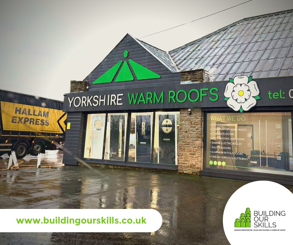 BOSFenestration's tweet photo. We’re out &amp; about again today as Mark, our partnerships manager, is visiting @RoofsWarm to talk about our ‘#InspirationDays’ programme.

This is all a part of us working with #schools to help introduce the #Fenestration industry as potential #career option.

#BuildingOurSkills https://t.co/kK7Xhqt90a