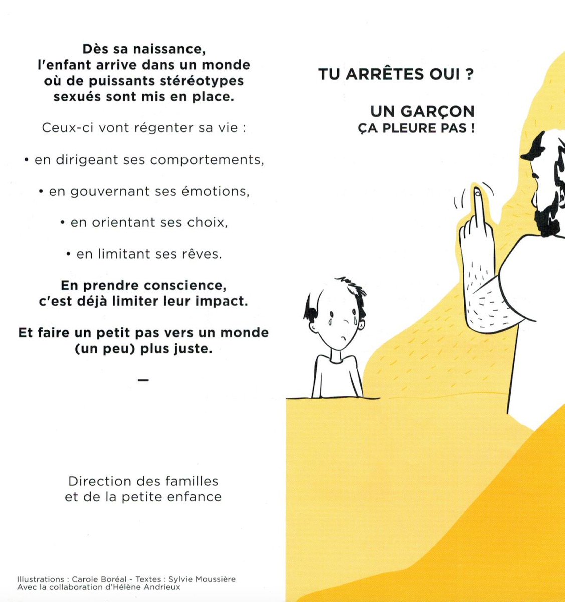 ParentsVigil's tweet photo. 🟡 La mairie de @Paris distribue ces manuels aux parents pour leurs enfants. Il y est même expliqué que les femmes n'ont pas de prédispositions naturelles physiques. Qu’est-ce qu’en pense l’@Academie_Paris ?

Agissez contre la propagande LGBT à #Paris : https://t.co/XtQxnMciJd https://t.co/6FhqrWvbmV