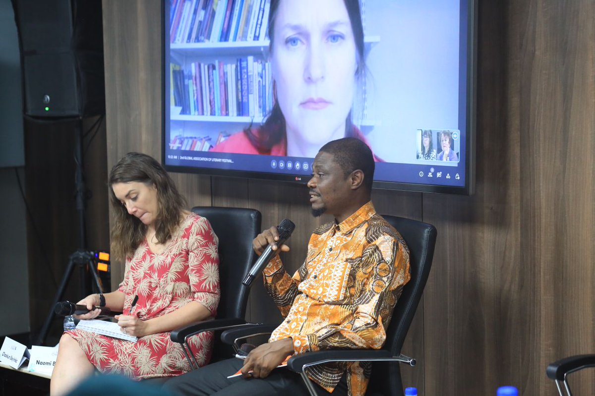 akefestival's tweet photo. In terms of collaboration, we have media support from city FM, we invite people from Ghana Association of Writers, Ghana International Book Fair and a number of other organisations to be a part of our festival. Martin - Collaborating With Other Festivals' Panel discussion.
#GAOLF https://t.co/xWmy8jGo8c