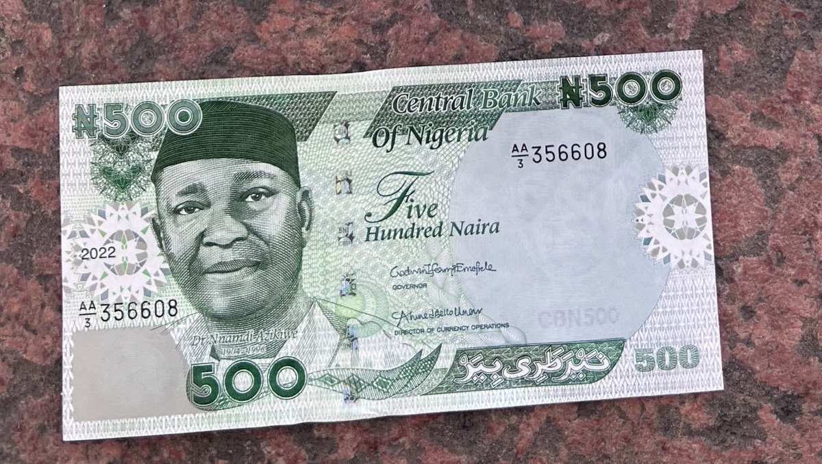 ClassAgm's tweet photo. The redesigned 200, 500, 1,000 naira notes... https://t.co/sdx4nMZvBv