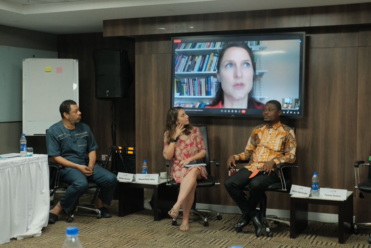 akefestival's tweet photo. "It is important to be in touch with other festivals. It's much more than collaborations, it brings new perspectives." Teresa Grotan - 'Collaborating With Other Festivals' Panel discussion.
#GAOLF
#AkeFestival https://t.co/OSzsUJ27EL