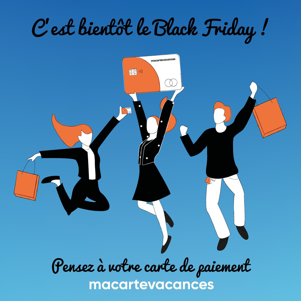 🌟Vendredi 25 novembre, c’est le Black Friday !🌟
C’est le moment de se faire plaisir 💞🙏🏽🥰
N’oubliez pas d’utiliser votre carte de paiement macartevacances, en magasin comme sur internet.

#Blackfriday #CSE #mastercard #cartedepaiement #salariés