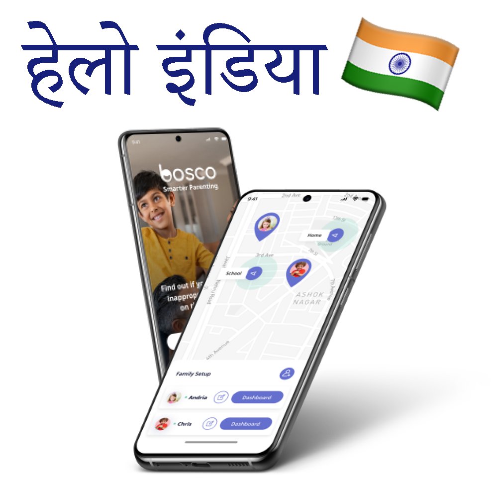 We are excited to announce the launch of Bosco app in India, offering all its services and information in 7 top local languages.

As an organization, we are proud to be part of making the country a world leader in cyber safety for children!

>>> Boscoapp.com