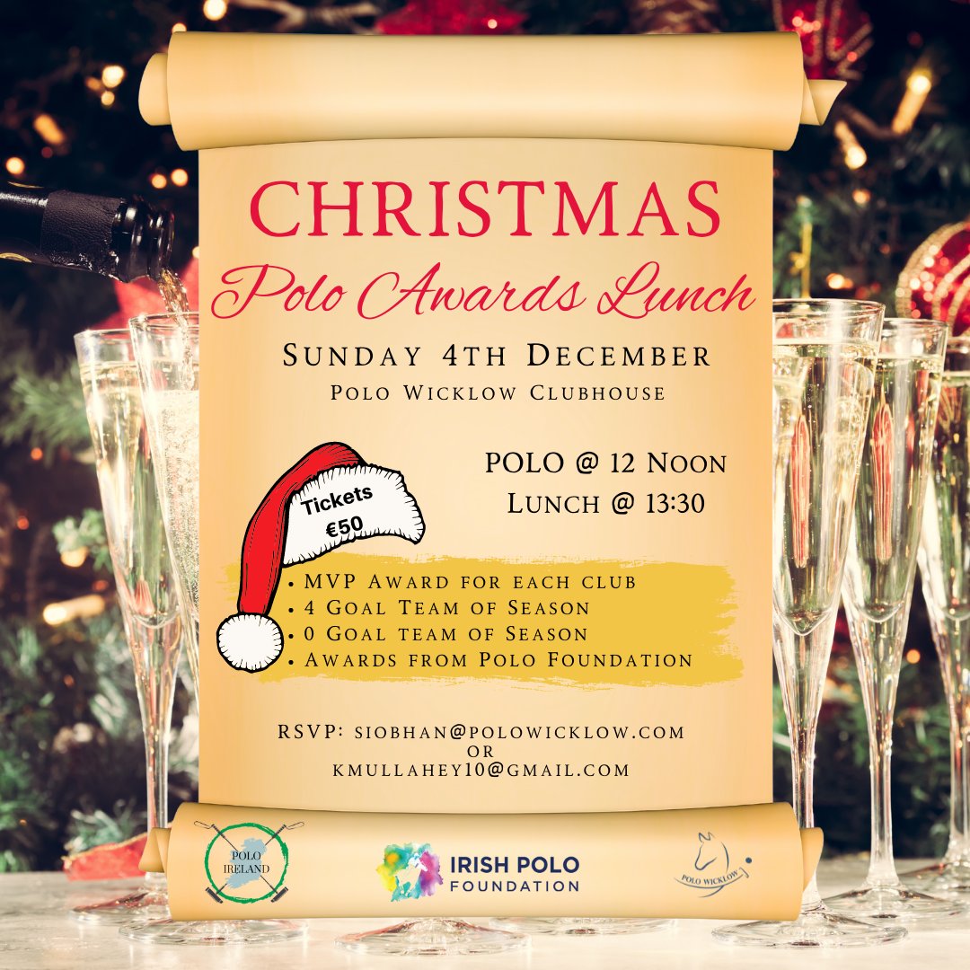 Final chance to get your tickets. @Tandemspirits have very kindly sponsored the welcome cocktail for the awards lunch on 4th December. Lunch will be catered for by @sorrelandeve. What more can you ask for on a Sunday - book your tickets today for only €50