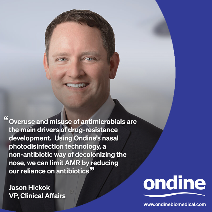 OndineBio's tweet photo. At Ondine, we envision a world free from untreatable infections. That's why our purpose is to provide simple solutions to complex infections.
 
#WAAW2022 #AMR #AMRaware https://t.co/0J03wjSD9v