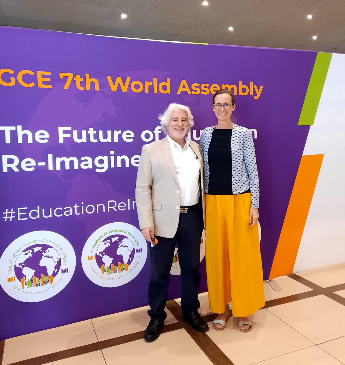 ElineVersluys's tweet photo. Always a pleasure to speak with true transformative thinker and feminist friend @LeonardoGarnier. Let's continue to #TransformEducation together!
#GCEWorldAssembly #EducationReimagined
@UNGEI @globaleducation https://t.co/yrAU88ascT