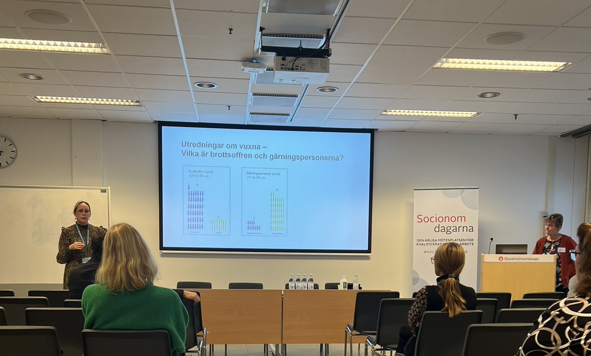 Våld. Brottsoffer och gärningspersoner. Intressanta data. Moa och Marie presenterar från <a href="/socialstyrelsen/">Socialstyrelsen</a>