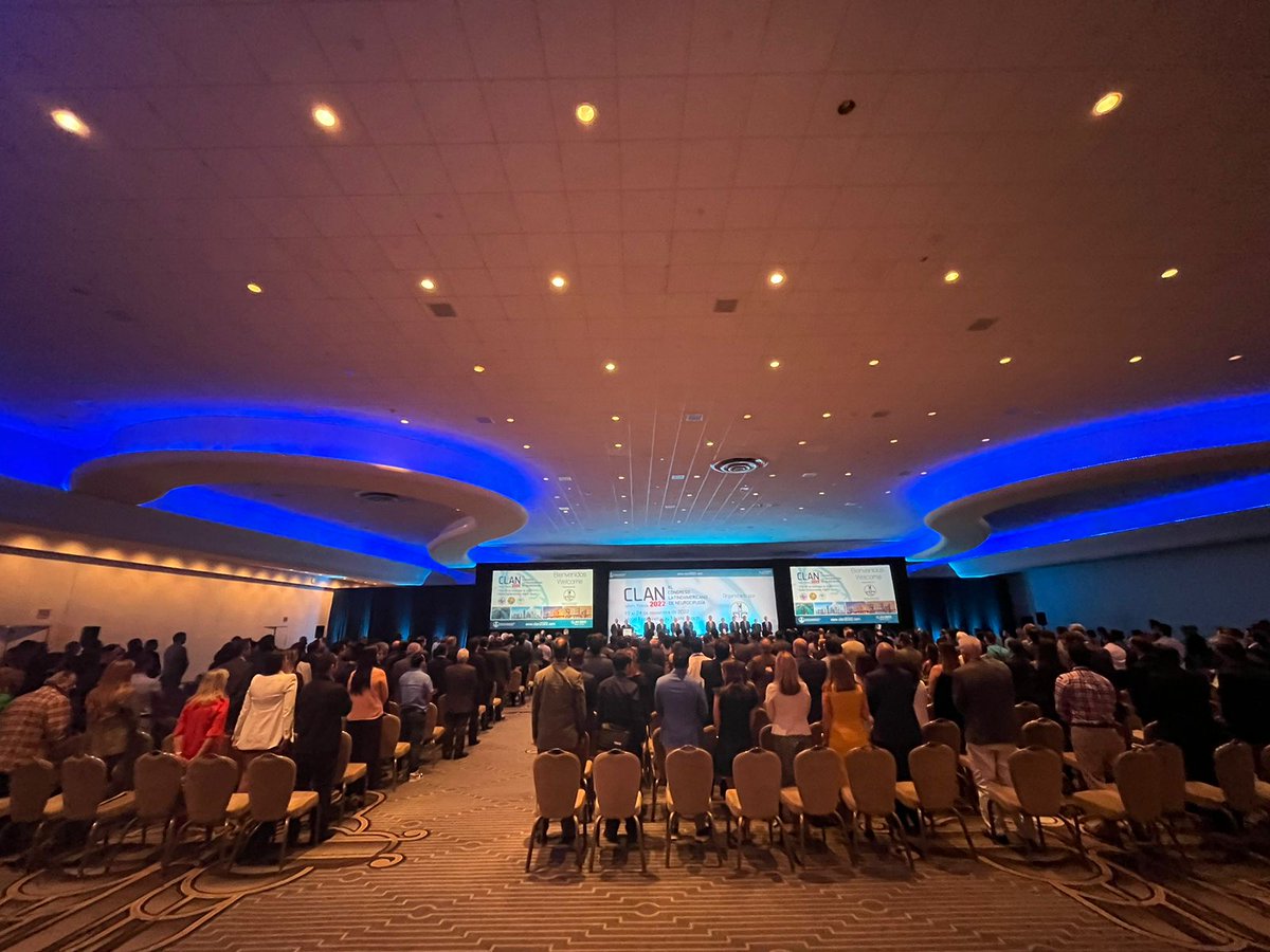 Congreso_CLAN's tweet photo. Ayer disfrutamos de la Ceremonia de inauguración del #CLANMiami. Gracias a todos los asistentes.
Esperamos que disfrute del #CLANMiami
Yesterday we enjoyed the #CLANMiami Opening Ceremony. Thank you to all the attendees.
We hope you enjoy #CLANMiami.
@flanc_la https://t.co/IKWVHM7xzK