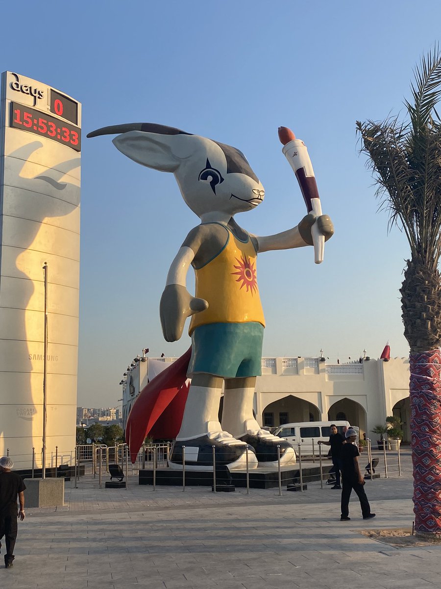 asadrqureshi's tweet photo. World Cup so far… stadiums much better without drunk fans…Doha is rammed…everything is expensive…fans from different countries mingling https://t.co/3StR9czOhX