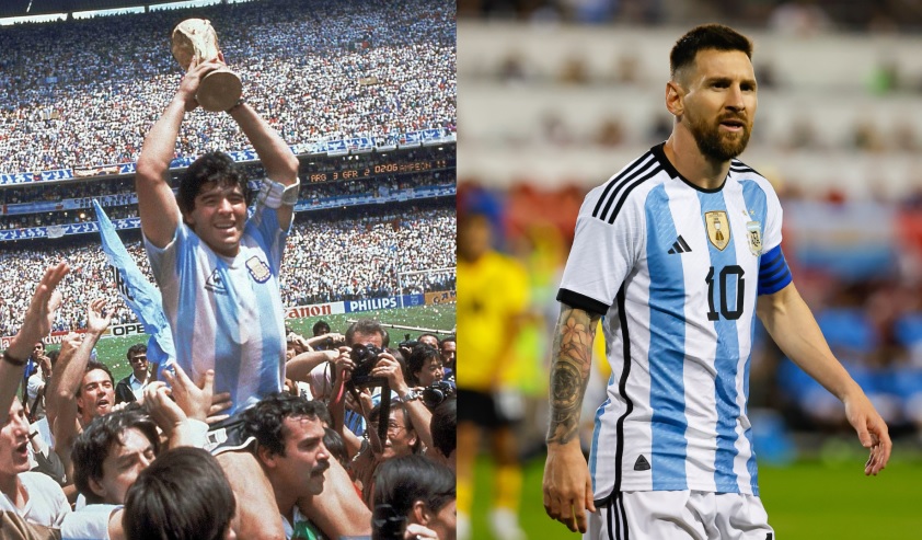 Hijo de Maradona dice que los que comparan a su padre con Messi 