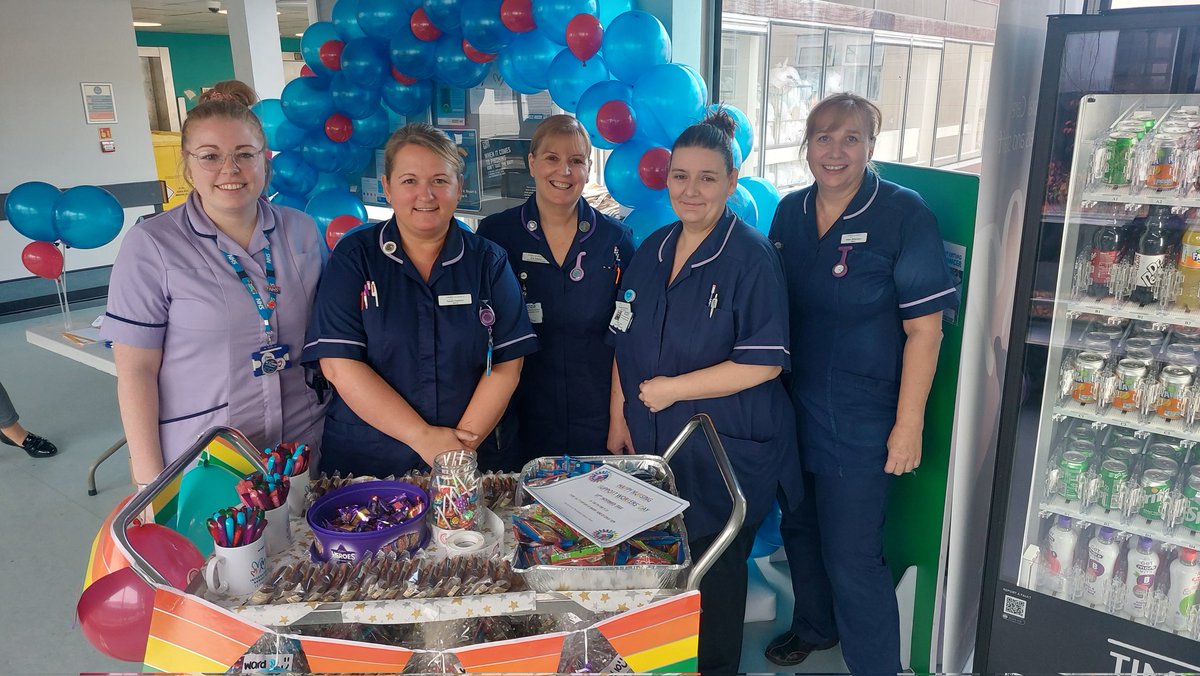 Surgical matron team all ready to say Thank You to our fabulous HCAs and support workers. Happy NHS Support Workers Day.<a href="/DAOcrewe/">Del Owen 💙 the NHS</a> <a href="/MidCheshireNHS/">Mid Cheshire Hospitals 🏥</a> <a href="/sallymann9_mann/">Sally Mann</a> <a href="/scott1malton/">Scott Malton</a> <a href="/NutkinsHelen/">Helen Nutkins</a> <a href="/R_a_c_hel_Heath/">Rachel Heath</a> <a href="/HelsWilliamson/">Helen Williamson</a>