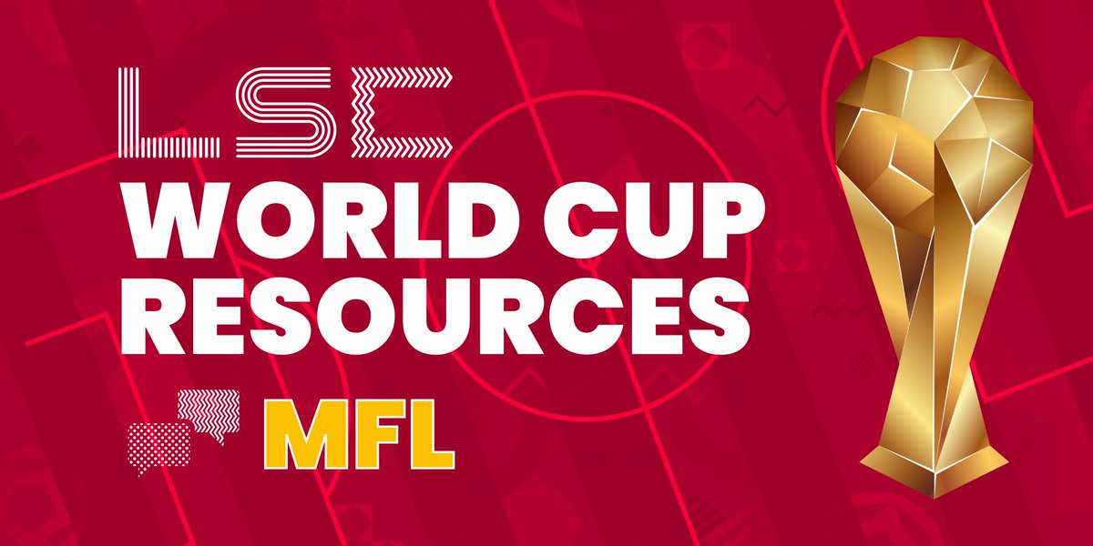 Spain kick off their World Cup campaign later today so we have a brilliant Spanish MFL Resource for you!!

Free World Cup Resources hubs.li/Q01sLC0z0

Keep looking for our free resources all through the World Cup!!

#lscworldcup #ppacover #ppacarousel #Edtech