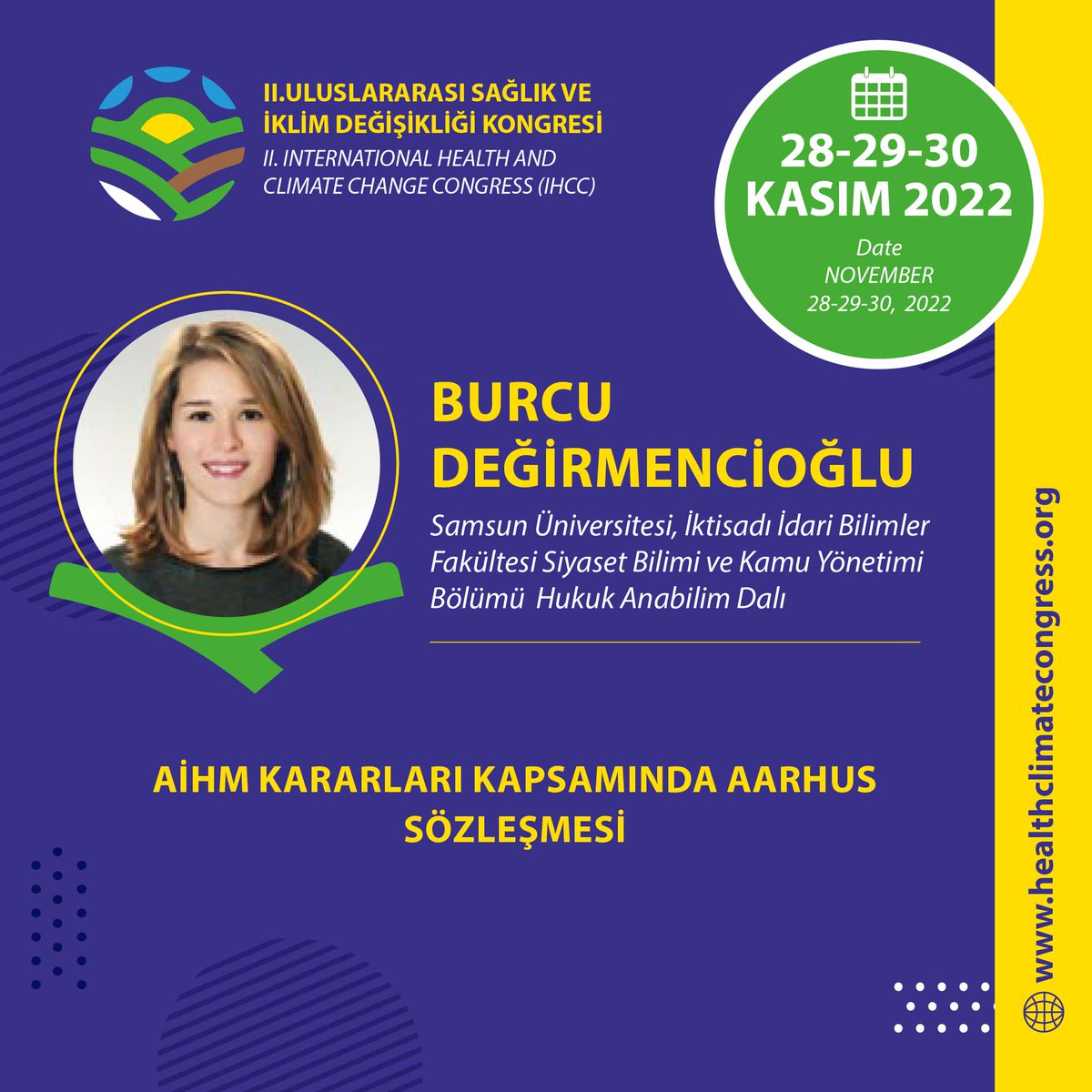 healthclimatecongress.org

#iklim #sağlık #çevre #tarım #dünya #bilim #akademi #iklimdeğişikliği #havakirliliği #iklimkrizi #küreselısınma #sürdürülebilirlik #azaltım #uyum #dirençlilik #sektörelgelişmeler