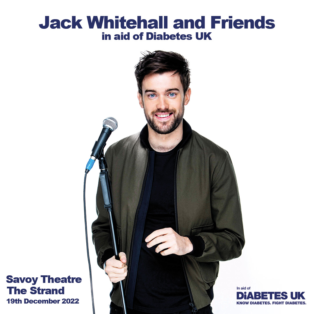 jackwhitehall's tweet photo. Very excited to announce a very special fundraiser event to raise money for a charity very important to @RoxyHorner and me. The lineup for this show is shaping up to be INSANE! On sale this Friday at 10am. Join my mailing list for early access from 10am this Thursday. @DiabetesUK https://t.co/VWDt4Xq4Au