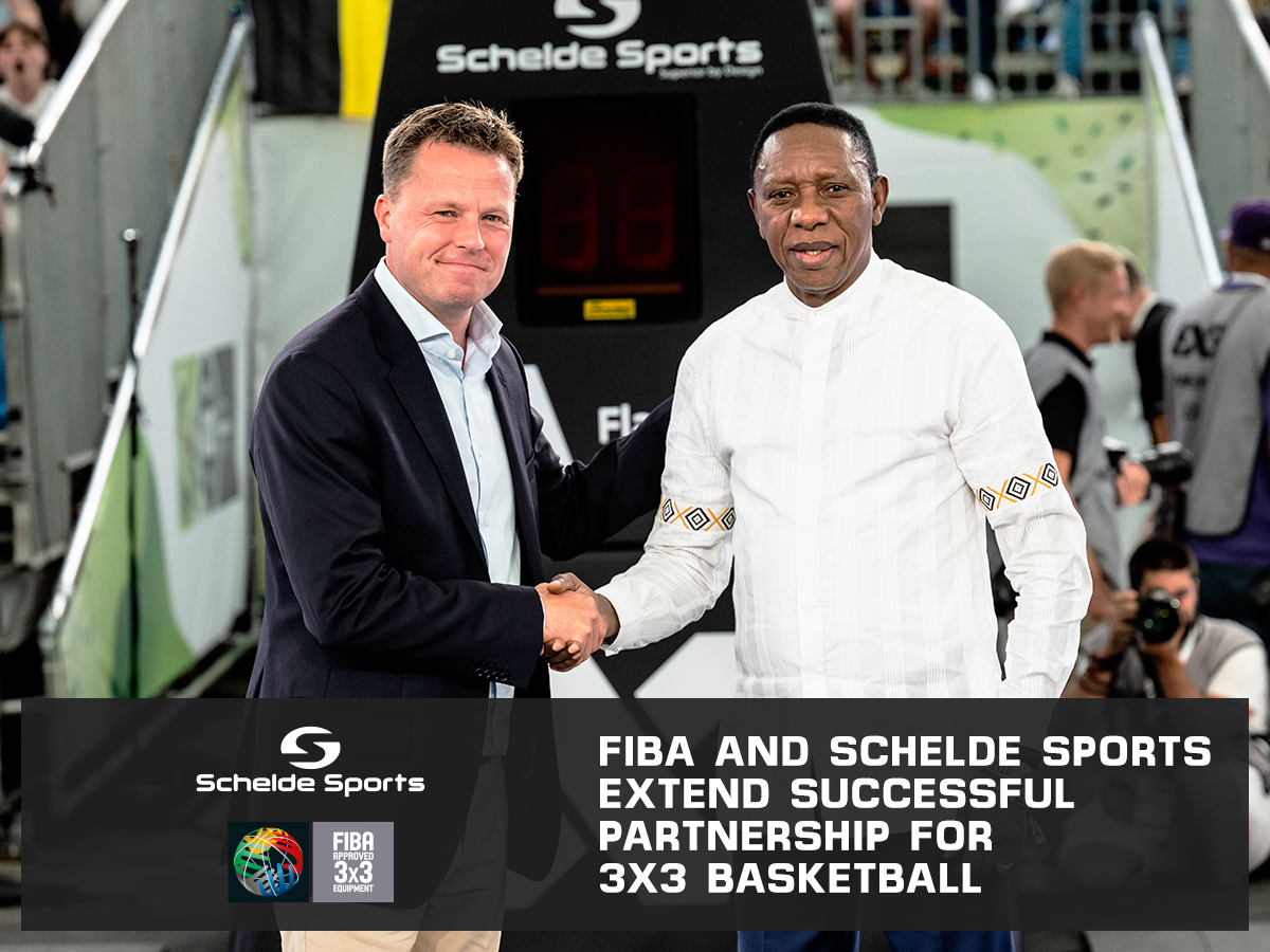 FIBA is continuing its trust in Schelde Sports. The International Basketball Federation has announced that Schelde Sports will remain the official global backstop supplier for FIBA 3x3 basketball competitions until 2032.