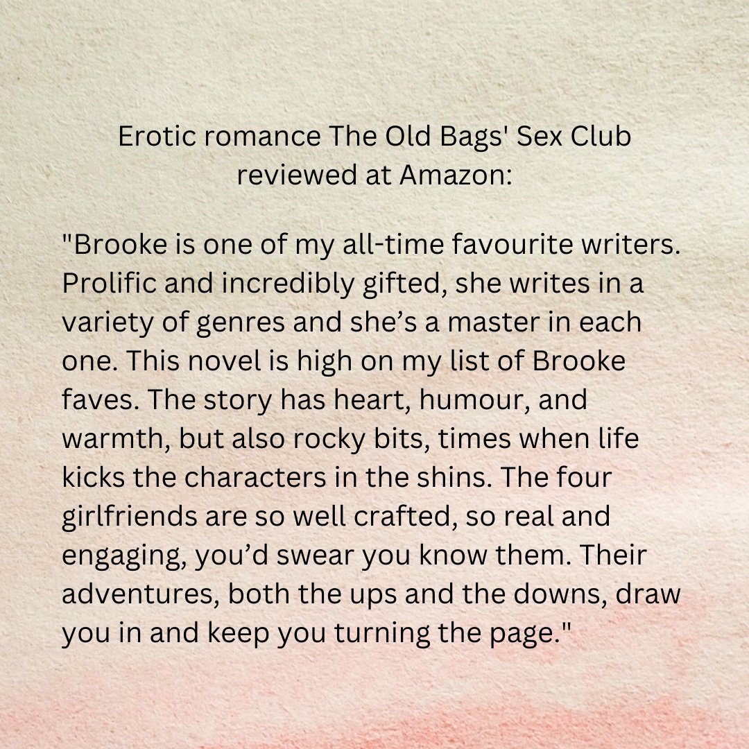 A review of erotic romance The Old Bags' Sex Club. Available at Amazon worldwide.

#eroticromance #middleagedwomen #powerfulwomen