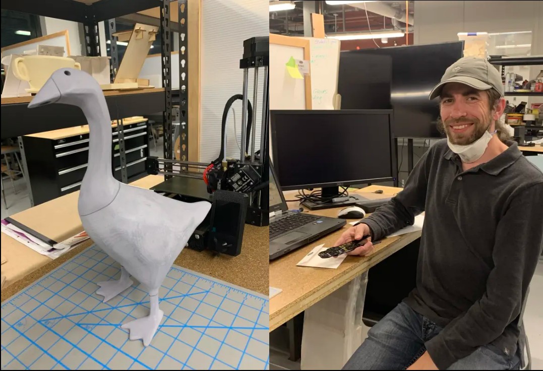 IYRSedu's tweet photo. Digital Modeling &amp; Fabrication student Brian designed each part of his duck to be individually printed using his 3D printer.  The completed project looks terrific!

https://t.co/5vsphu22Ol

 #IYRSedu #tradeschool #handsonlearning #9monthprogram #3Dprinting #prototyping https://t.co/BWAcC4Sd8s
