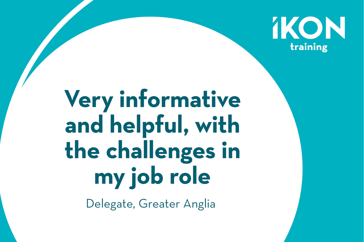 IKONTRAINING's tweet photo. Great to have @greateranglia back on board! They are returning to IKON Training for us to deliver Conflict Management Training and refresher courses. Always a pleasure to work with returning clients. #ConflictResolutionTraining #Transport #StaffDevelopment https://t.co/HUbJoO20j9