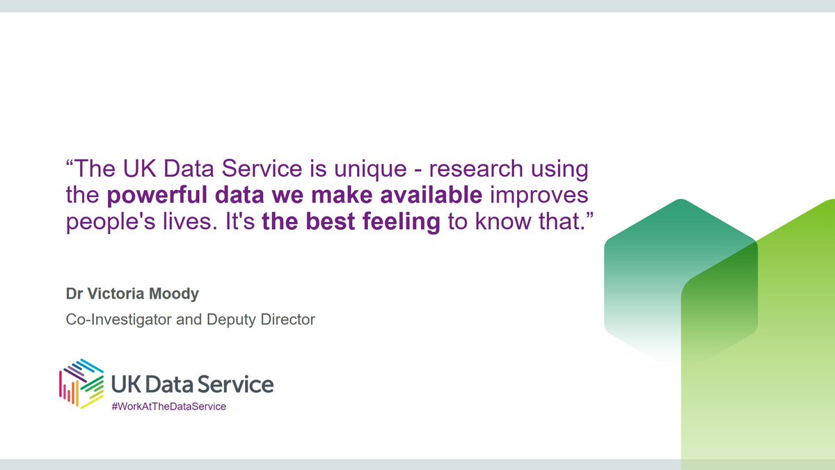 UKDataService's tweet photo. We’re a data powerhouse with a real impact on #policy, and our staff are proud of it! #WorkAtTheDataService
#meaningfulwork #meaningatwork #makingadifference #rewardingcareer
See our #Jobs in #Data on our website: https://t.co/tK4mzFRLvQ https://t.co/duaw2c1fSU