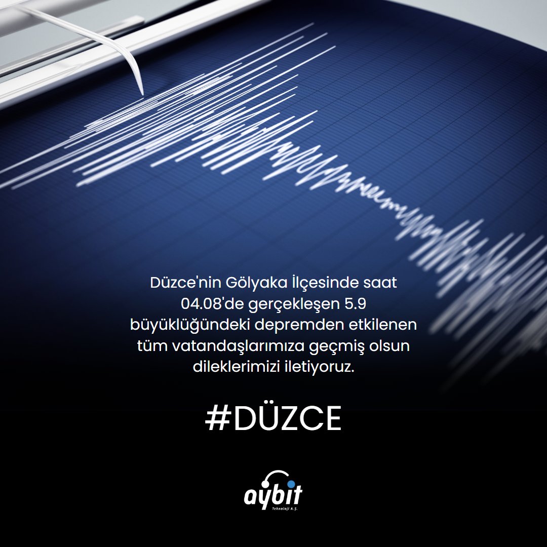 Düzce'nin Gölyaka ilçesinde saat 04.08'de gerçekleşen 5.9 büyüklüğündeki depremden etkilenen tüm vatandaşlarımıza geçmiş olsun dileklerimizi iletiyoruz.
SON DAKİKA Saat 04.08 #deprem #Kocaeli
