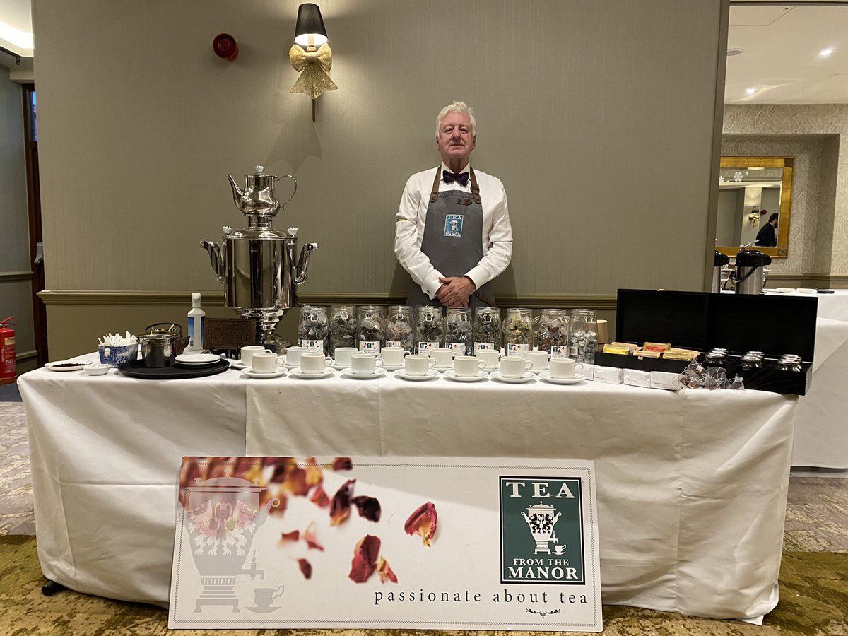 All set up for <a href="/HC_One/">HC-One</a> today. Great to meet everyone and make them a good brew! 🫖