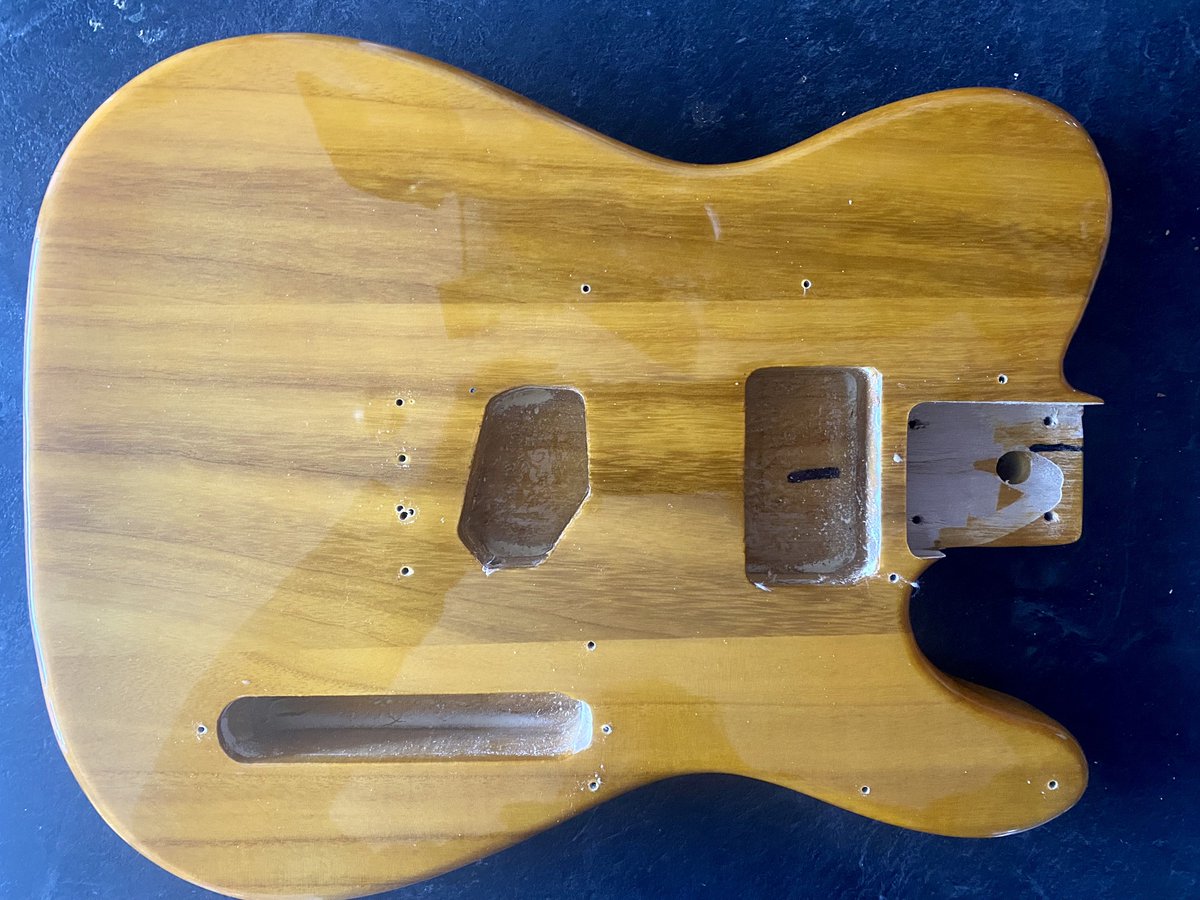 OptimisedUK's tweet photo. £25.00 Free UK postage and packing. If you are looking for a cheap Telecaster type project body – this in great used condition with no dents or bumps – it looks almost new. 
#telecasterbody #telecasterparts #diyguitar #partscaster #guitarkit #cheapguitar

https://t.co/Z7YYctAlbg https://t.co/RAO1W31Ipb