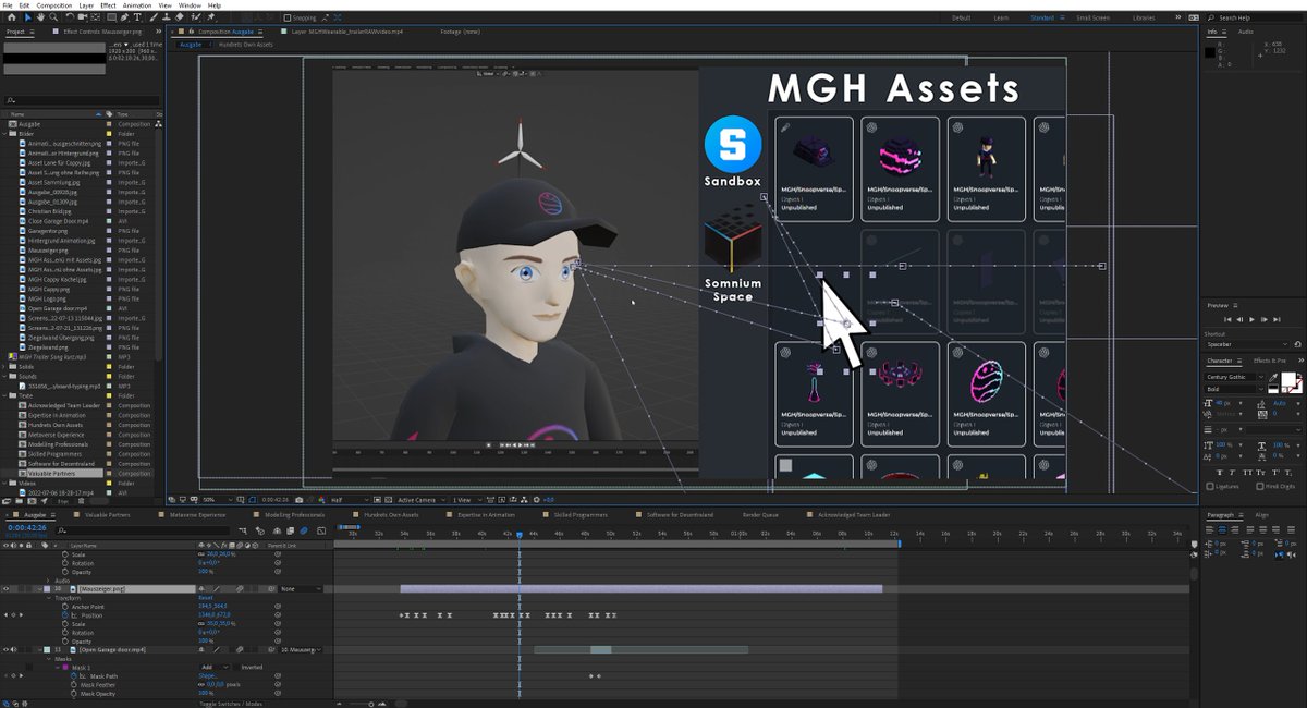 mgh_metadev's tweet photo. That's our team member Illya working in @AdobeAE on the trailer for the Metaverse Development Group! 🎬 By the way, the time before Christmas is right around the corner and we cant wait to visit the christmas market!🎄
@MGH_DAO
#MGH #Metaverse #AfterEffects #Videocut https://t.co/MXyCxlrTbC