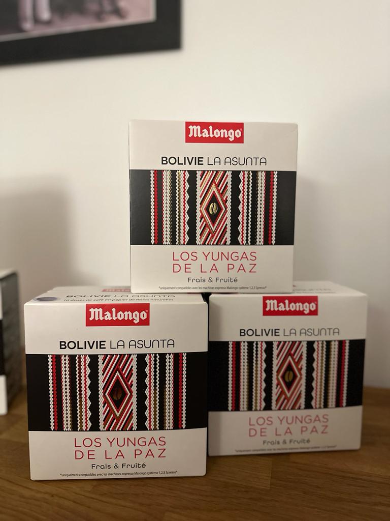 BBlancoF's tweet photo. Café de la #Ausunta en #Paris, con sello #Fairtrade en tiendas de @CafesMalongo.

Bolivia ya exportó 80 tn de café en el programa impulsado por @UNODCBolivia y @FranceBolivie. El 2023 se prevé duplicar esa cantidad.

Agradecemos a @roos_helene, @MicheleRamis, @troels_vester. https://t.co/g46msfcbFe