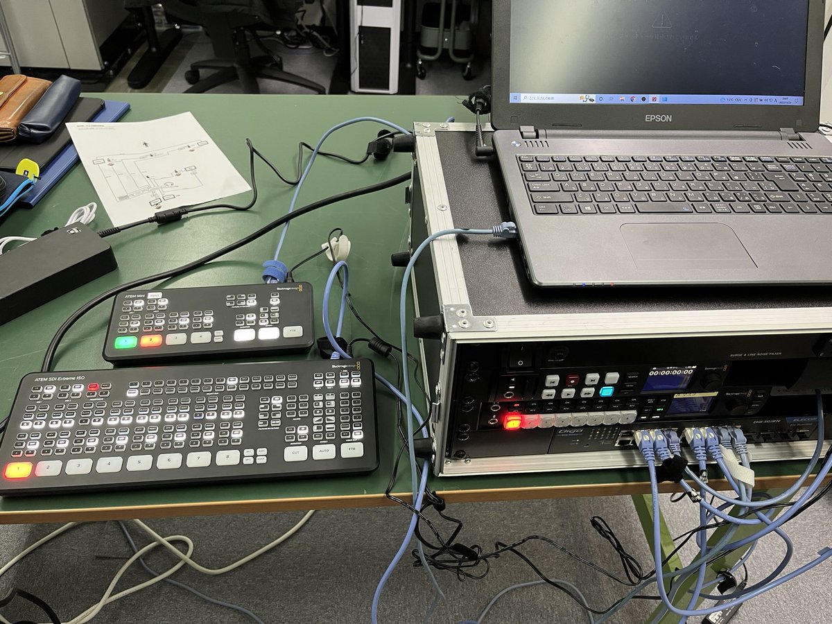 新旧のATEM

ATEM Mini
ATEM Television studio

SDI Extream ISOはかなり活躍してくれそう