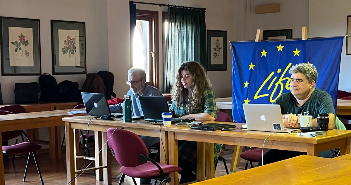 LIFE_ForestLife's tweet photo. Very happy to participate at the Kick off meeting of the LIFE GoProForMed, EKBY and GFS, after the first day of field work for the project #GoProForMed https://t.co/pkFFJRrFg8
