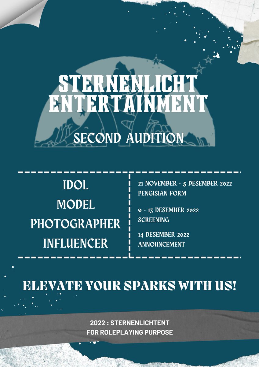 aisterism's tweet photo. 𝗔𝗹𝘁𝗲𝗿𝗶𝗼𝗘𝘃𝗻𝗱𝗿 post a picture on Instagram.

Another promotion for my work place. Yuk, bagi kalian para talent yang masih bingung nentuin mau join dimana, mending join ke Sternenlichtent, mumpung lagi open audition! Dijamin, kalian pasti bakal betah disini. https://t.co/EG85RHg9Qz