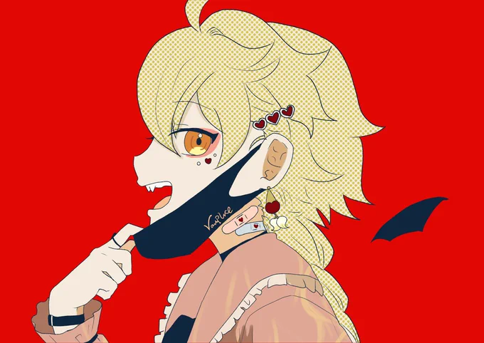ヴァンパイア空くんも描いた 