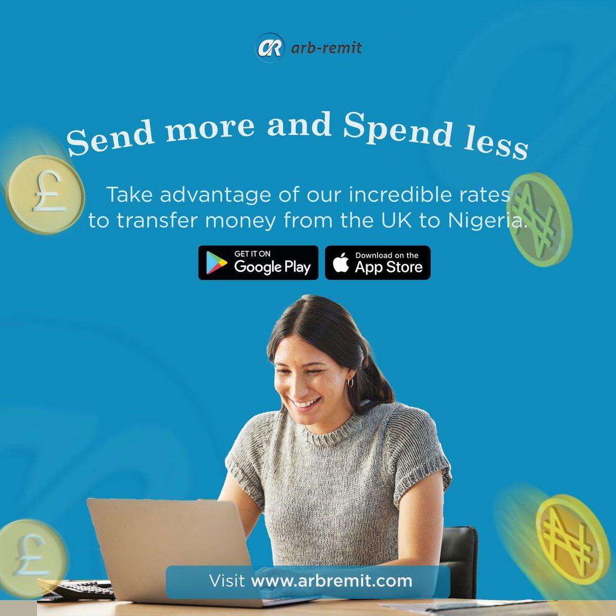 Arb_Remit's tweet image. Sign up today and make swift transfers to Nigeria

#Naira #sendmoneyonline #sendmoneyfromtheuktonigeria #sendmoneytonigeria #nigeriansindiaspora #africansindiaspora #nigeriansinuk #onlinemoneytransfer #onlinemoneytransferapp #cheapestway #exchangerate #bestrates