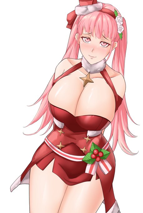 修正
ヒルダ描いてたらお題箱にクリスマスヒルダ入ってた! 
