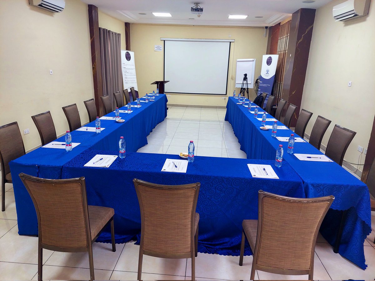otimgeoffrey25's tweet photo. Live in Accra, Ghana @SynBioAfrica in collaboration with @NMIMR_UG is hosting a technical training workshop on #Pandemics #Preparedness and #response for Western Africa region, for a safe and secure Africa.  @AfricaCDC @open_phil @NTI_WMD #biosecurity #Biosafety https://t.co/Rur0sFFvQl
