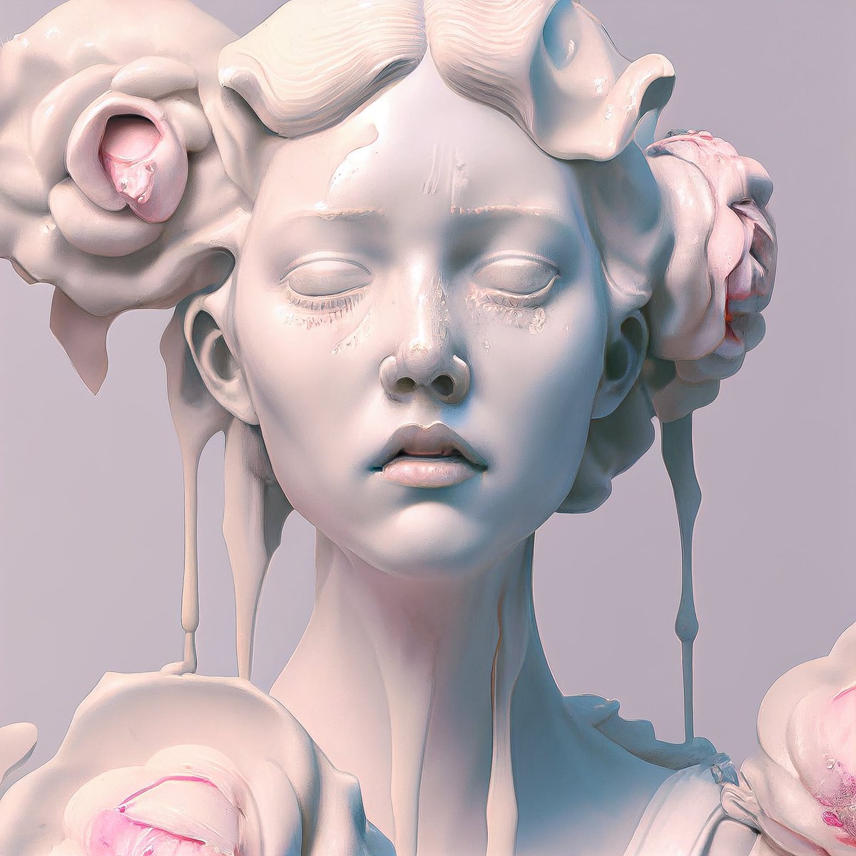 divinelenia's tweet photo. Emotions [2/3]
Marble Statue
#midjourneyV4 #midjourney #midjourneyart #AIart #AIArtwork #aiartcommunity #aiartist #generativeart #GenerativeAI #marble #statue #Colors #colordrip #Flowers #flowerhead #portrait https://t.co/DTTYZJRFkr