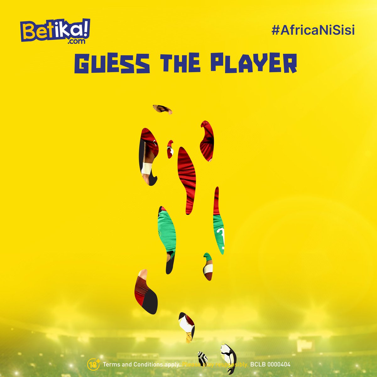 Tukisonga na mbwe mbwe za #AfricaNiSisi, tuko na another 500 FREE BET ya ku award the 1st 100 Bingwas ku identify huyu 👇🏾 player! 

Kama hapatakuwa na any right answer within one hour, tuta drop clue. Mko tayari? Twende kazi!