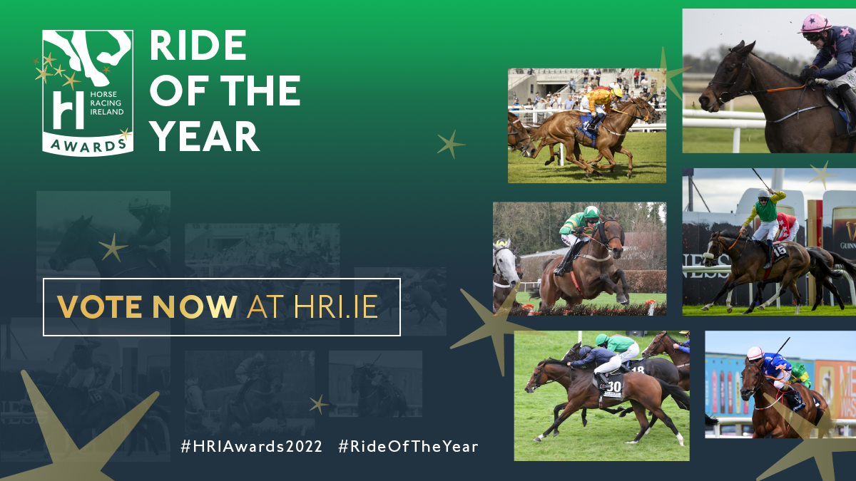 Horse Racing Ireland (@hriracing) on Twitter photo 🌟Voting Now Open🌟
Cast your vote for 2022 Ride of The Year at the @hriracing Awards now👇
2022 nominees;
<a href="/GainfordJordan/">Jordan Gainford</a>
<a href="/RutledgeSiobhan/">Siobhán Rutledge</a>
Mark Walsh
<a href="/wjlee24786/">Billy Lee</a>
Liam McKenna
<a href="/waynemlordan/">Wayne Lordan</a>
VOTE HERE 👉 fal.cn/3tQAN
#HRIAwards22 🌟Voting Now Open🌟
Cast your vote for 2022 Ride of The Year at the @hriracing Awards now👇
2022 nominees;
<a href="/GainfordJordan/">Jordan Gainford</a>
<a href="/RutledgeSiobhan/">Siobhán Rutledge</a>
Mark Walsh
<a href="/wjlee24786/">Billy Lee</a>
Liam McKenna
<a href="/waynemlordan/">Wayne Lordan</a>
VOTE HERE 👉 fal.cn/3tQAN
#HRIAwards22