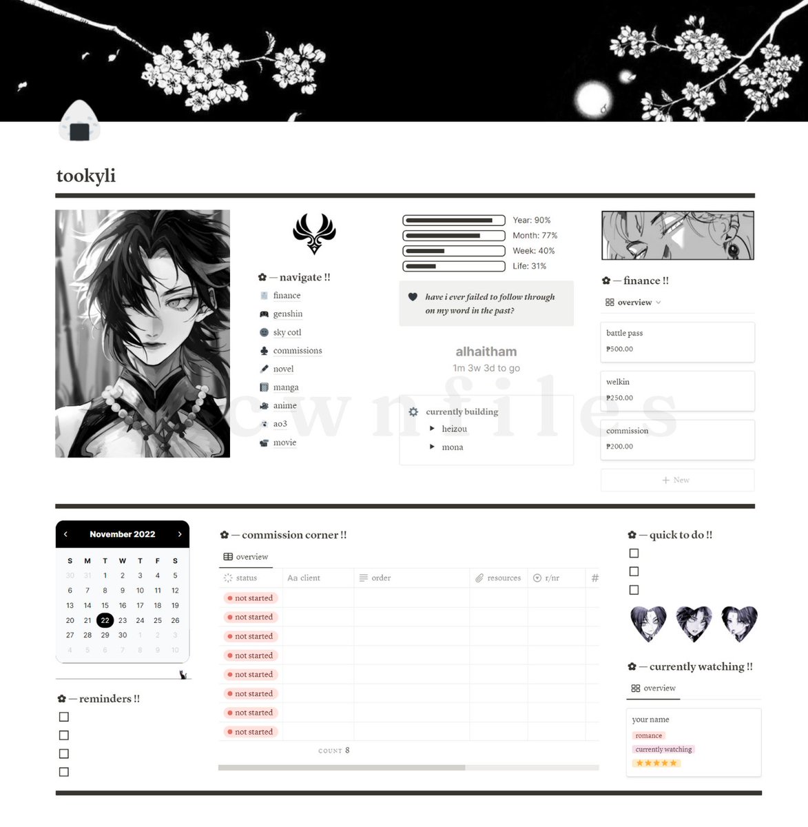 cwnfiles's tweet photo. π° #cwnworks. . .
xiao/monochrome theme done!! love this one alot ueueue monochrome setups have a special place in my heart <3 https://t.co/W40m6aljHP