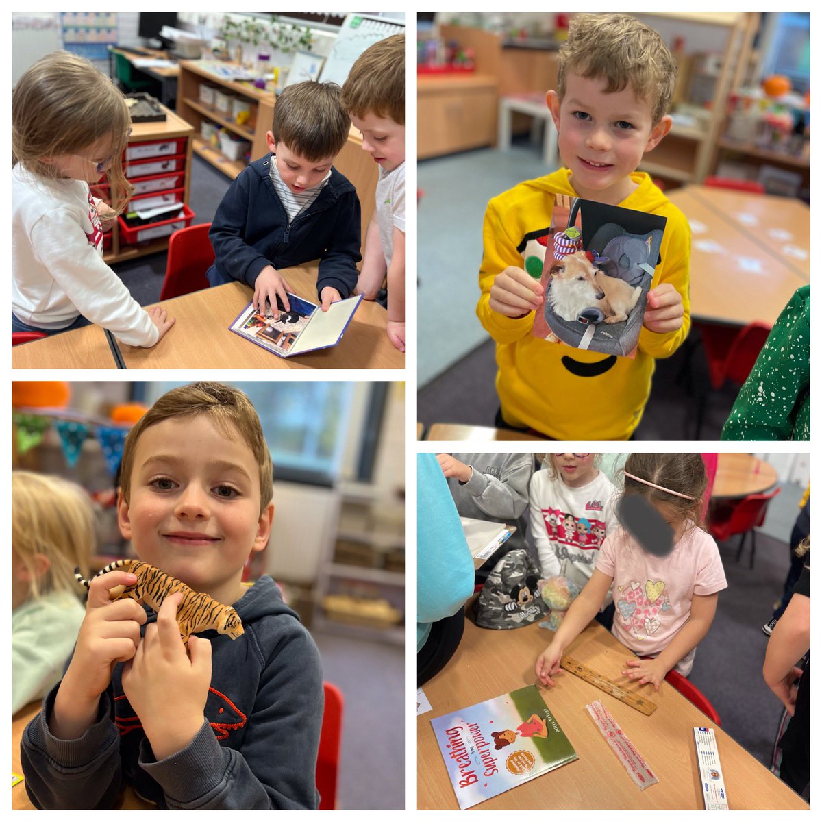 CarlogiePS's tweet photo. Our P1/2s loved getting to teach each other about their skills and passions as part of #worldchildrensday2022. We had lessons on photography, meditation, how to care for animals and animal facts. #LogieLearners #Article28 #RightsRespecting https://t.co/rK1LcRzJ6A