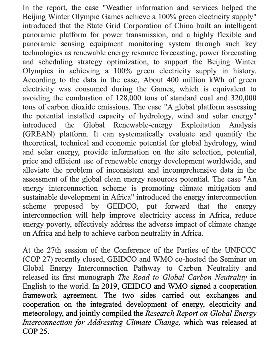 "A 100% Green Electricity Supply" for Beijing Winter Olympic Games and Other Cases Included in a Flagship UN Report on Climate Change