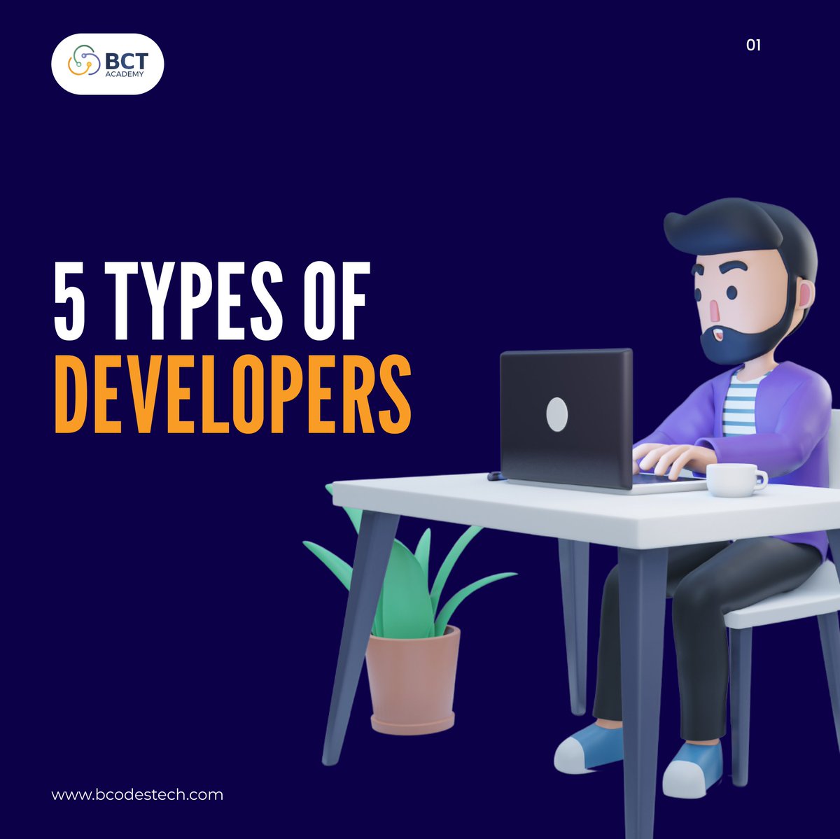 bct_academy's tweet photo. What kind of developer are you? Which would you prefer to be? Let us know in the comment section.

Follow the thread👇
#developer #techtrainingschool
#techschoolinlagos #techtrainingschool https://t.co/DSwNy8SwkE