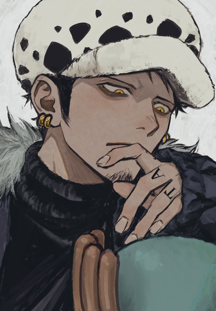 【ワンピース】 らくがき医者コンビ #ONEPIECE   #トラファルガー・ロー #TrafalgarLaw