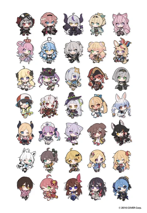 【お知らせ】コミックマーケット101にてホロライブプロダクション様より販売される、グッズSDイラストを担当いたしました!ホロライブJPの皆さんを描かせていただきました〜!よろしくお願いいたします#C101ホロライブプロ 