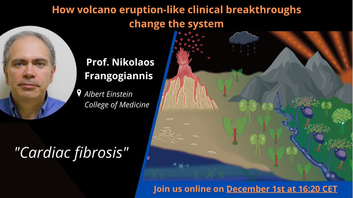 📢KEYNOTE SPEAKER ALERT!

With less than 1 week to go, we announce another keynote speaker: prof. Nikolaos Frangogiannis is joining the 2022 BSRT Symposium with a fascinating talk on "Cardiac Fibrosis"! Don't miss it!

More info below 👇🏼