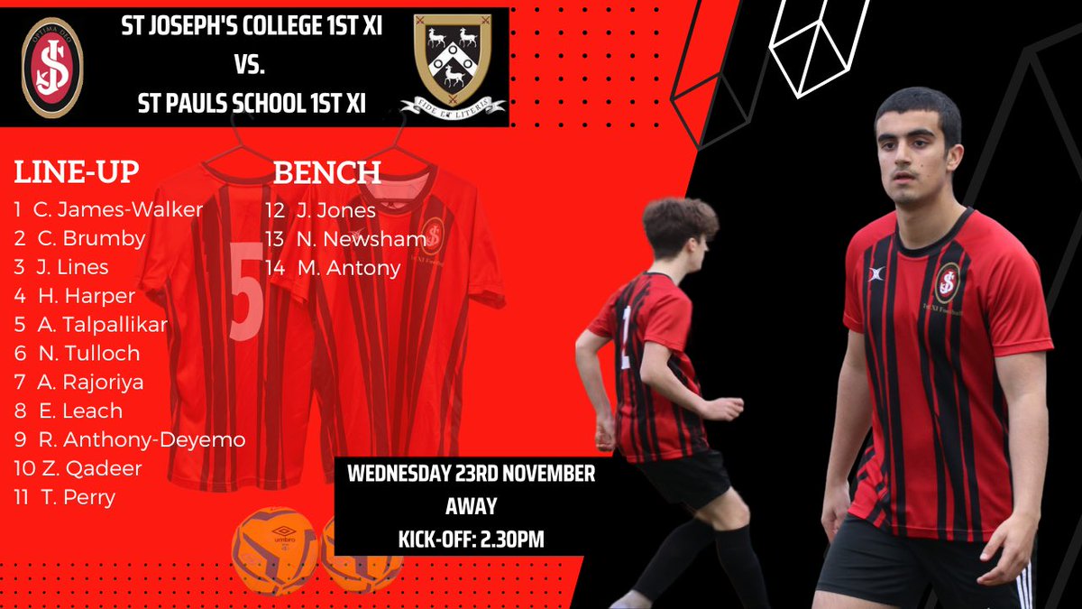 Our 1st XI are looking forward to the second round of the <a href="/isfafootball/">ISFA</a> shield today against <a href="/StPaulsSchool/">St Paul's School</a> good luck lads! #SJCRSport