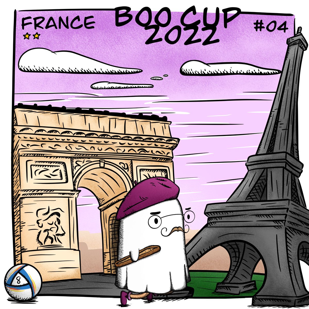 kaiomedau's tweet photo. Hi Fam!
Let me show you my latest Boo Things related project, the #BooCup
A way to enjoy the #WorldCup celebrating the countries landmarks and not just the players and their uniforms
32 hand drawn #nfts scenes
If you want to support my art pls check https://t.co/SrPNHgqvVK https://t.co/FyWFdXDiAb
